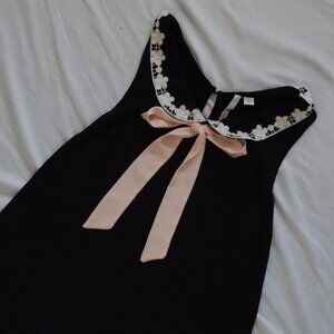 Lauren Conrad Peter Pan collar top with removable bow